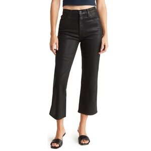 Hudson Noa High Rise Straight Crop Women’s Coated Jeans in Stellar Wash Size 26
